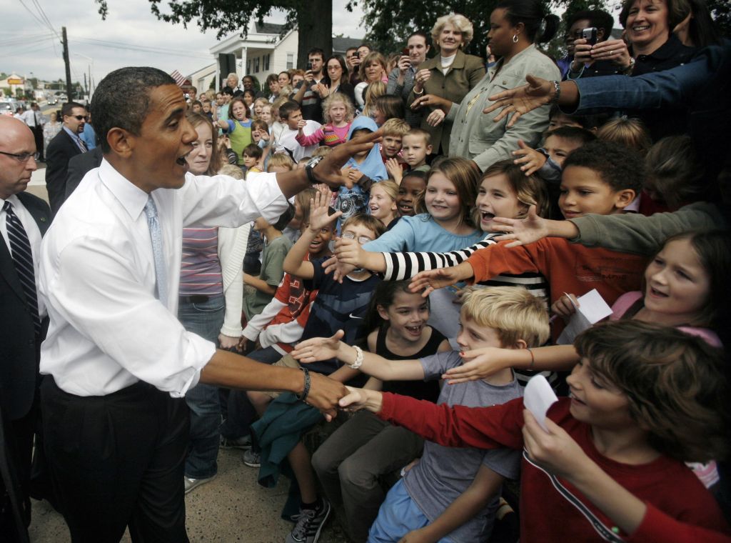 Democrata recebe o carinho de moradores da Pensilvânia: 49% das intenções de voto contra 42% de McCain | Jason Reed / Reuters