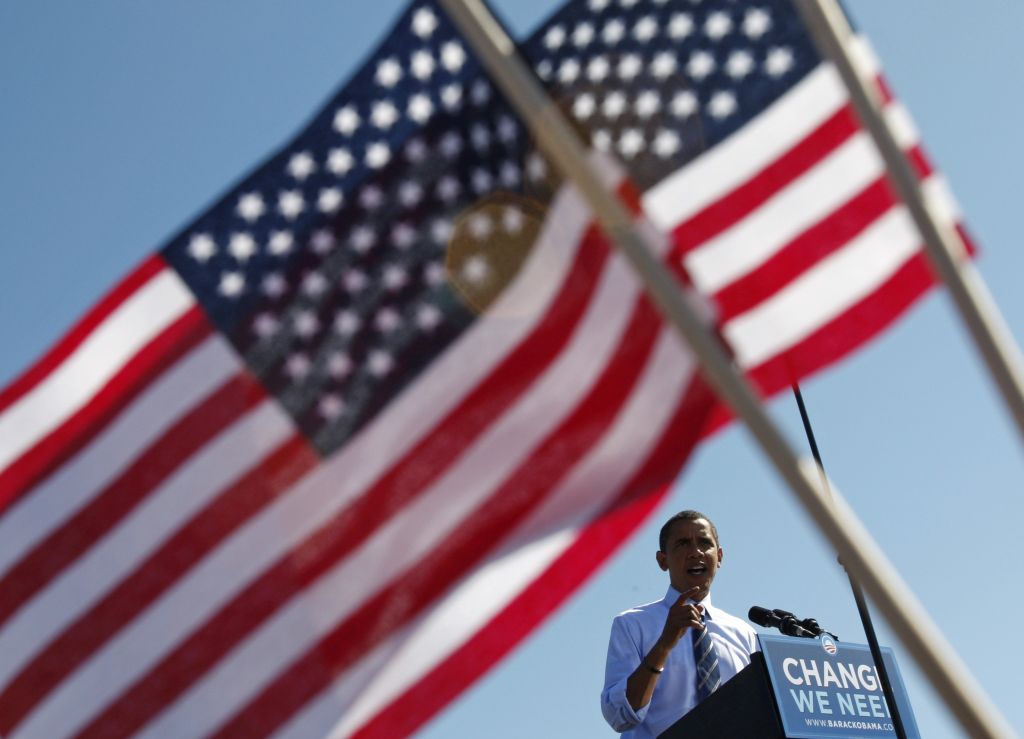 Obama lidera com 51% das intenções de voto contra 41% de McCain | Jim Young / Reuters