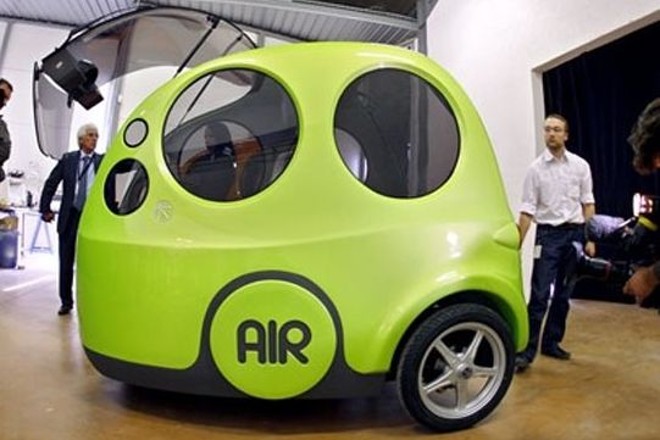 O Airpod One, apresentado na semana passada, pode ser abastecido em 1,5 minuto | Divulgação/MDI