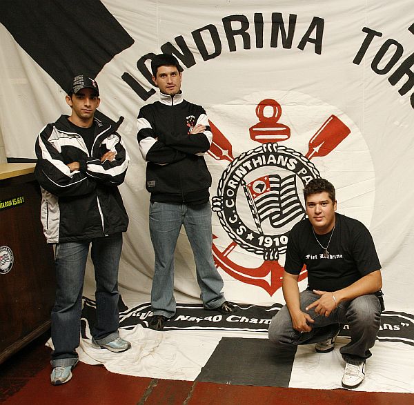 Integrantes da Fiel Londrina contam com o retorno do Timão à Série A para conseguir mais associações. | Gilberto Abelha/Jornal de Londrina