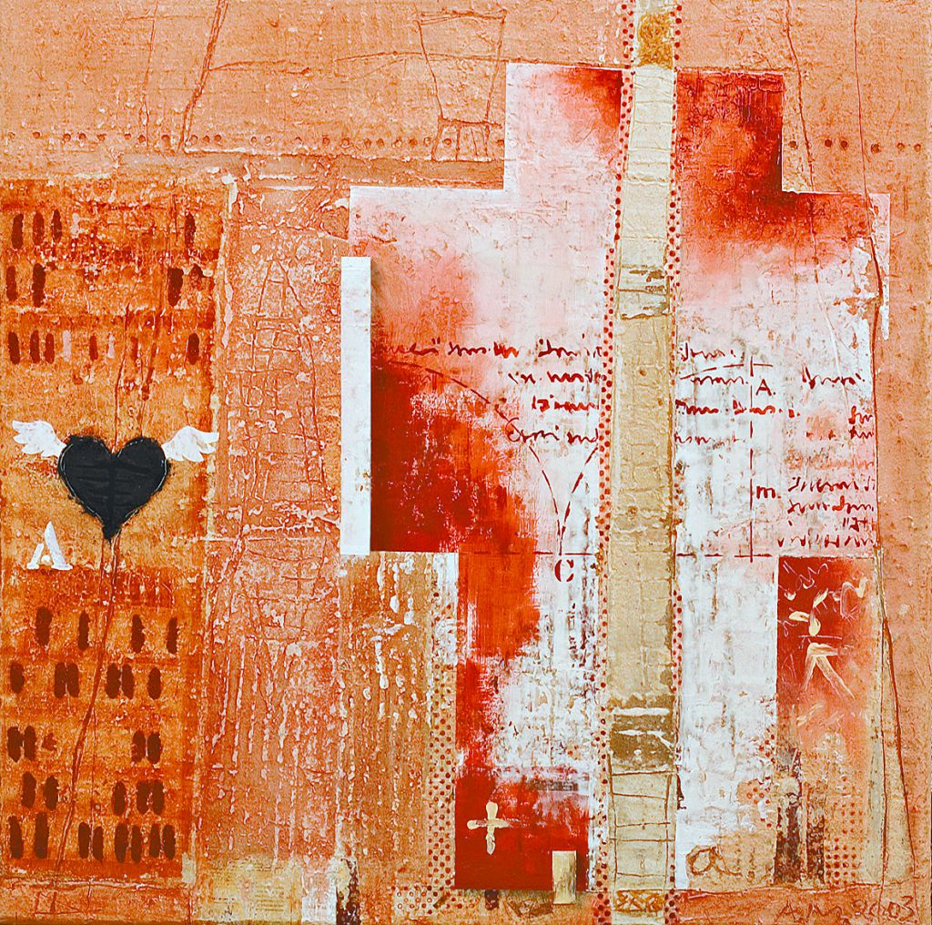 Arte do paulista radicado em Curitiba: mistura de texturas e novas possibilidades criativas | Reprodução