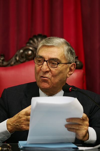 Natalino Irti abriu congresso de Direito Internacional em Curitiba. | Marcelo Elias/Gazeta do Povo