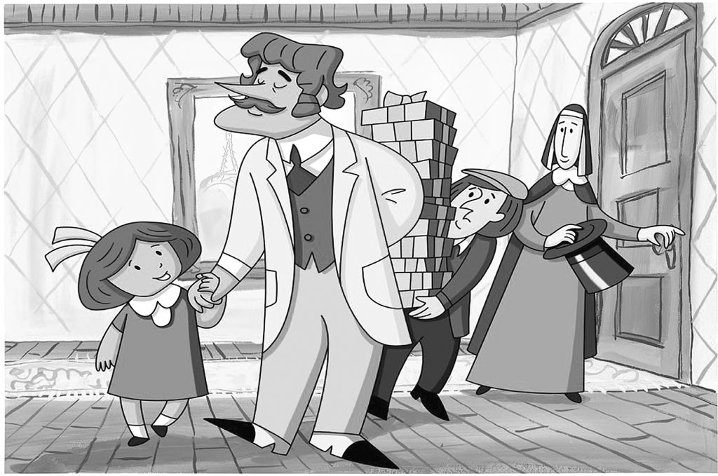 No desenho animado Madeleine, um grupo de meninas órfãs se envolve em pequenas confusões e sai delas com muita graça | Divulgação