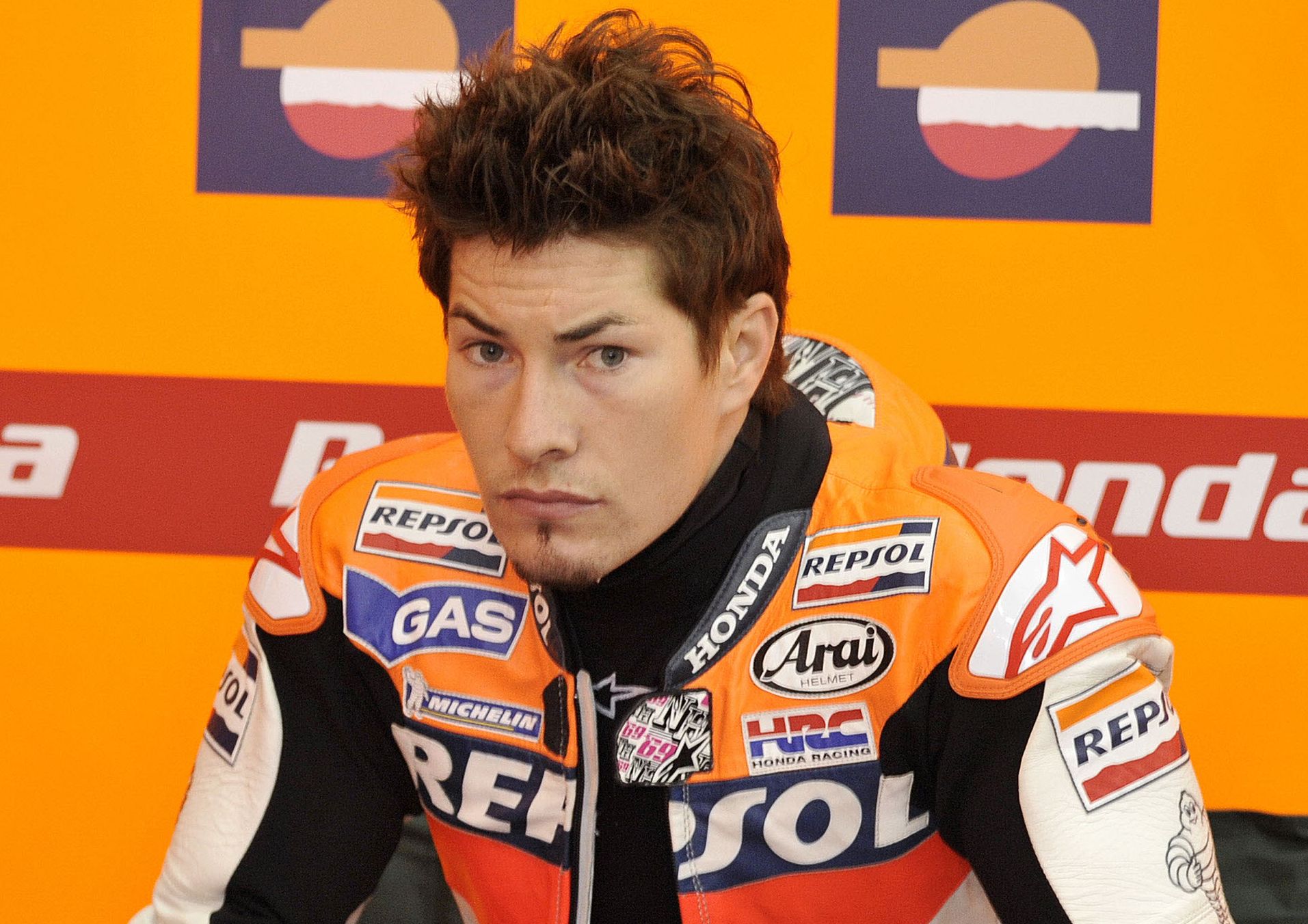 Americano Nicky Hayden levou a Honda ao primeiro lugar nos treinos em Valência | Diego Tuson / AFP