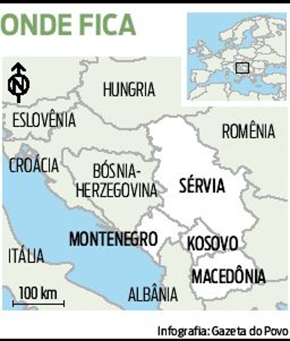 Sérvia expulsa embaixadores de países vizinhos Veja onde fica Kosovo |