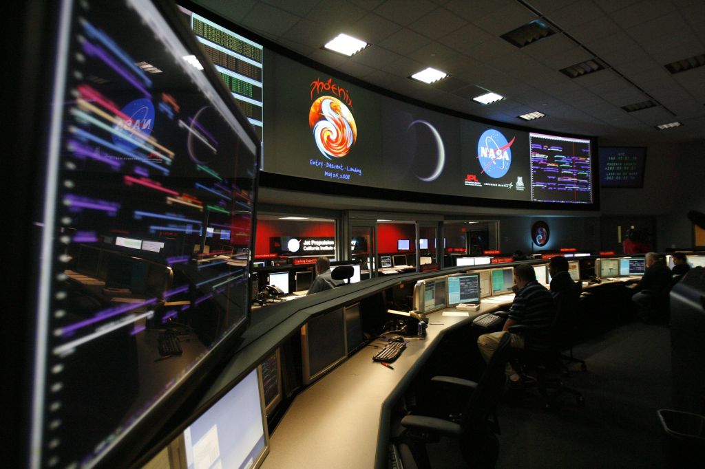 Laboratório de controle da Nasa, em Pasadena, na Flórida: Nasa consome anualmente cerca de US$ 17 bilhões | Mario Anzuoni / Reuters