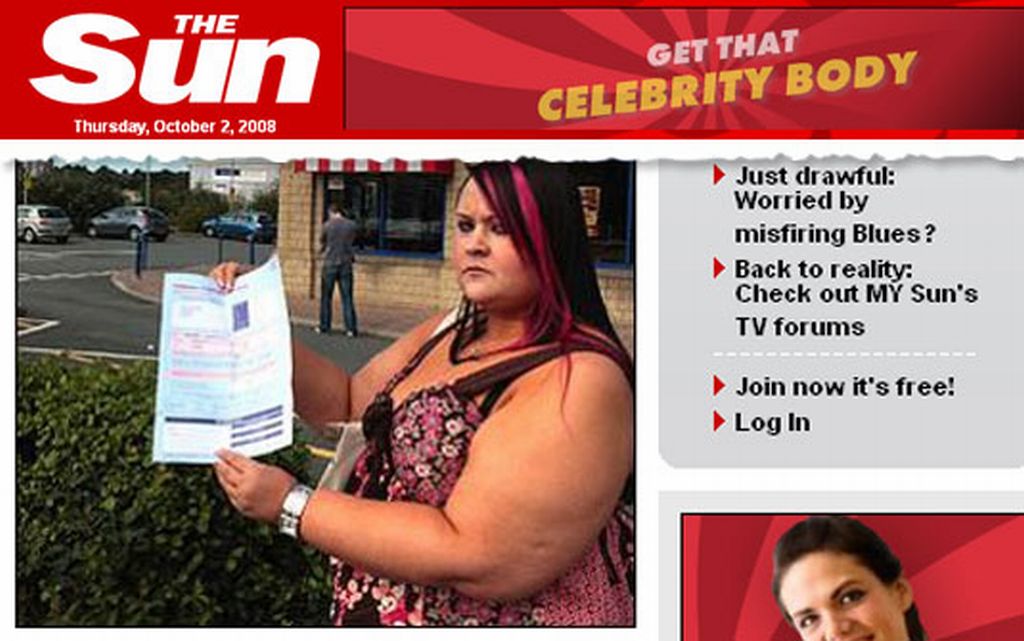 Natalie foi multada em R$ 510; funcionários do restaurante tentarão reverter a situação | Reprodução / The Sun