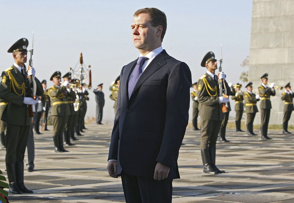 Medvedev pareceu refletir uma tentativa renovada do Kremlin em conquistar uma influência mais forte na região do Cáspio | RIA Novosti/ Reuters