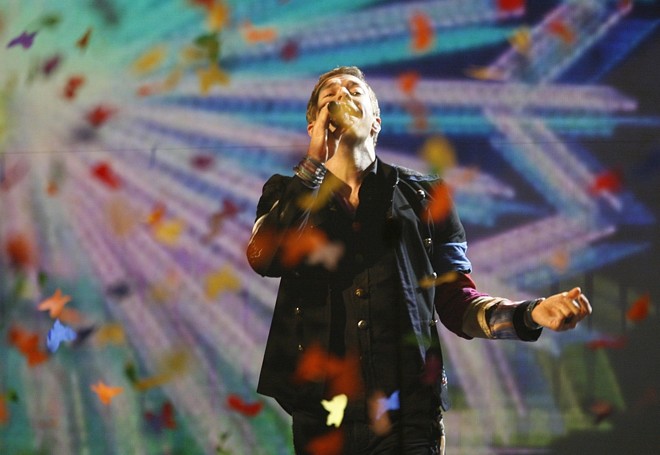 Vocalista do Coldplay Chris Martin |