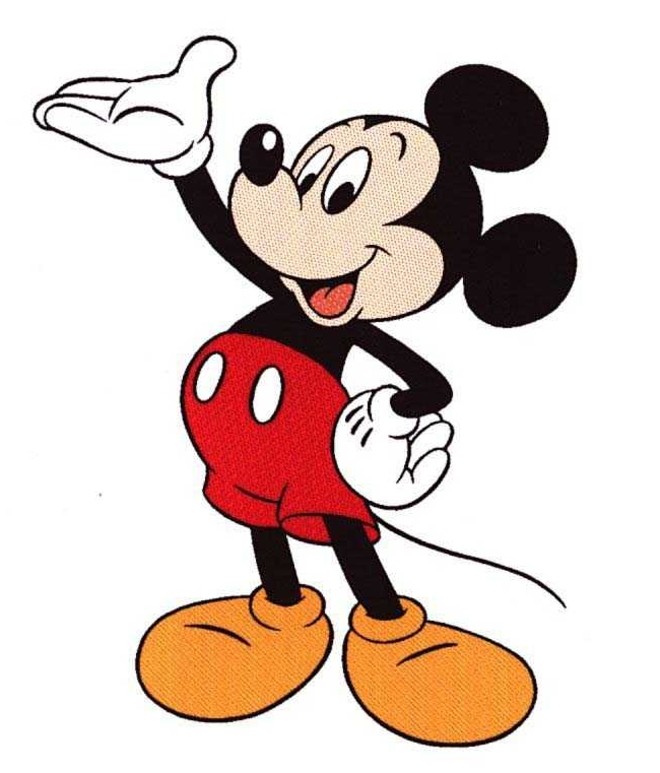 Mickey no formato em que sua imagem se consagrou | 