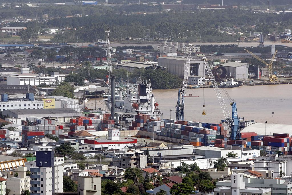 Porto de Itajaí entra hoje no oitavo dia de paralisação | Jonathan Campos/Gazeta do Povo