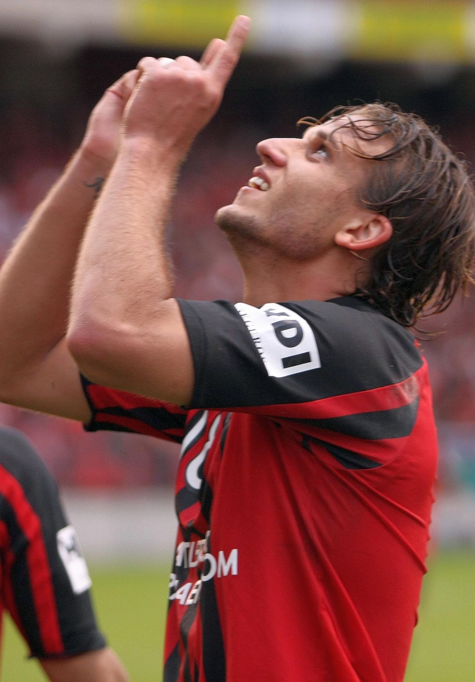 Rafael Moura marcou o gol da vitória atleticana aos 45 minutos do segundo tempo | Pedro Serápio / Gazeta do Povo