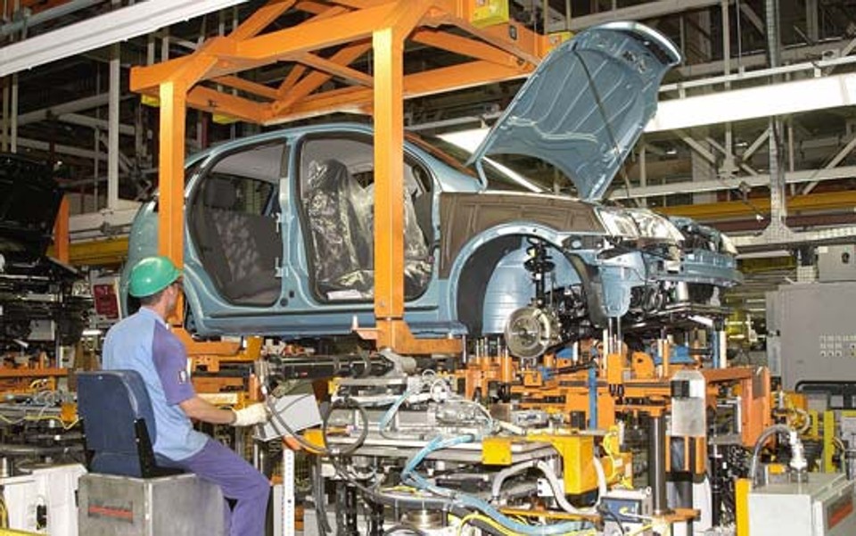 Linha de produção do Chevrolet Corsa | Divulgação