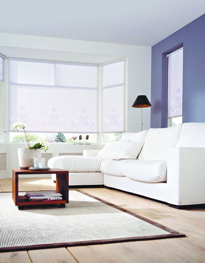 Persianas em rolo, bastante utilizadas nas residências |