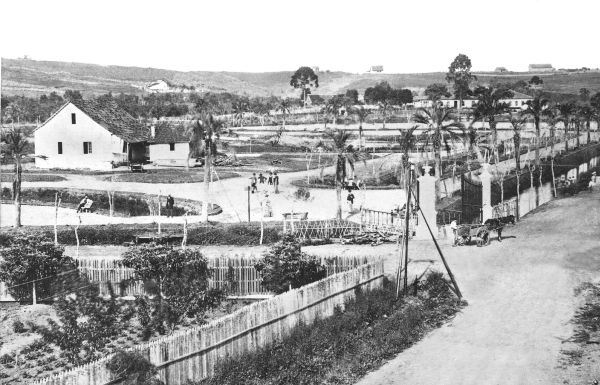 O Passeio Público em 1886, ano em que foi inaugurado |