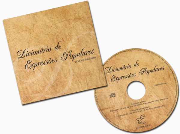 Foto do CD do Dicionário de Expressões Populares | Divulgação