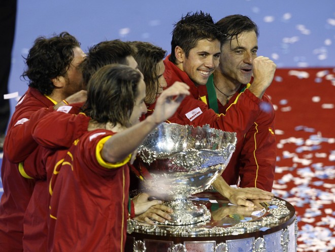 Espanha comemora conquista do tricampeonato da Copa Davis de Tênis | 