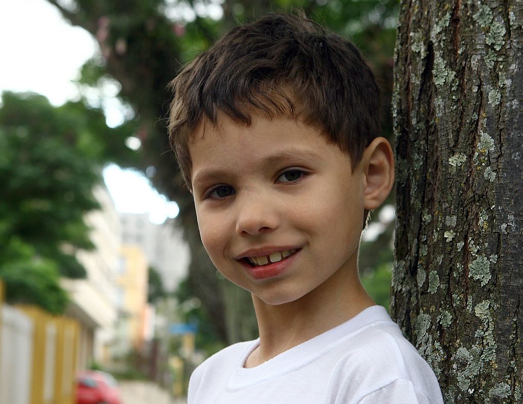 Gabriel: diagnóstico precoce foi determinante no sucesso do tratamento da leucemia | Hedeson Alves/Gazeta do Povo