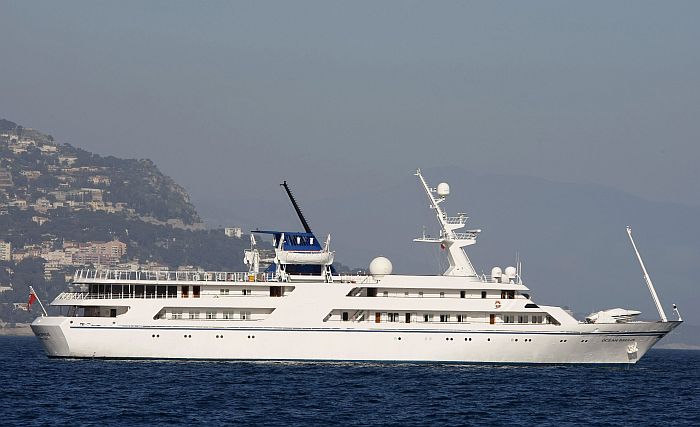 O luxuoso Ocean Breeze é uma embarcação de 270 pés e tem valor estimado em 30 milhões de dólares | Erica Gaillard/Reuters