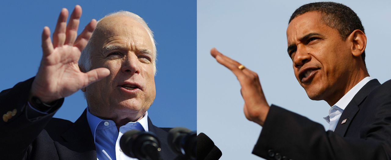 Depois de fazer campanha por quase dois anos, os candidatos esbanjaram energia em eventos marcados por grandes aglomerações populares | Brian Snyder/Reuters e joe Raedle/AFP