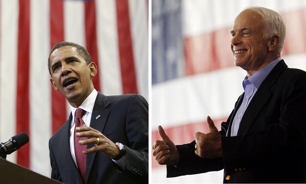 "Estamos a um dia de mudar os Estados Unidos", destacou em Jacksonville, o confiante Obama: "Vale a pena lutar pelos Estados Unidos, nada é inevitável. Vamos ganhar esta eleição", vibra o republicano McCain em Tampa | Jason Reed / Brian Snyder / Reuters