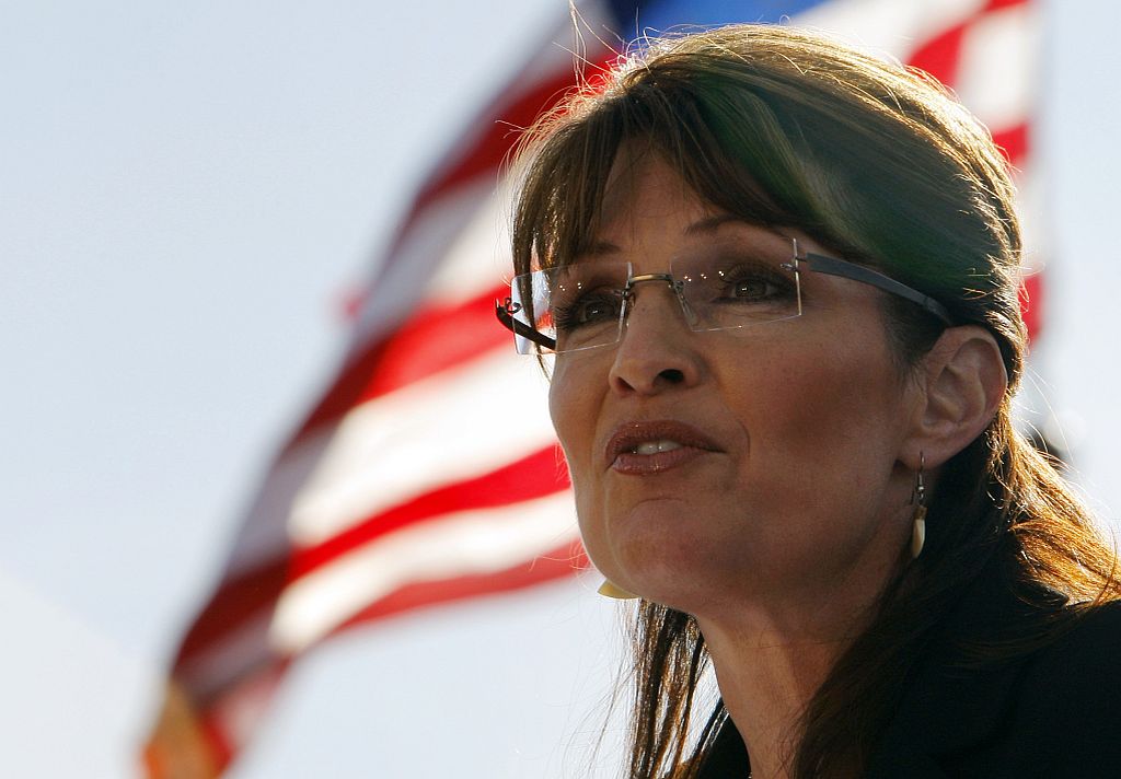 Palin "sempre põe sua vida nas mãos do criador". "Deus, se houver uma porta aberta para mim em algum lugar não me deixe que a ignore", pede | Brian Snyder / Reuters