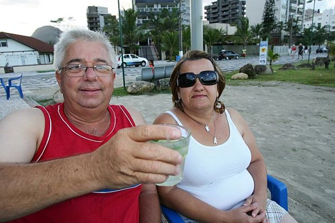 Juntos há quatro anos, o casal de Jaguariaíva deseja tranqüilidade e pensa em mudar para o Litoral. 