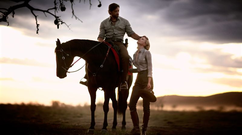 Nicole Kidman e Hugh Jackman em cena do filme "Austrália" | Divulgação