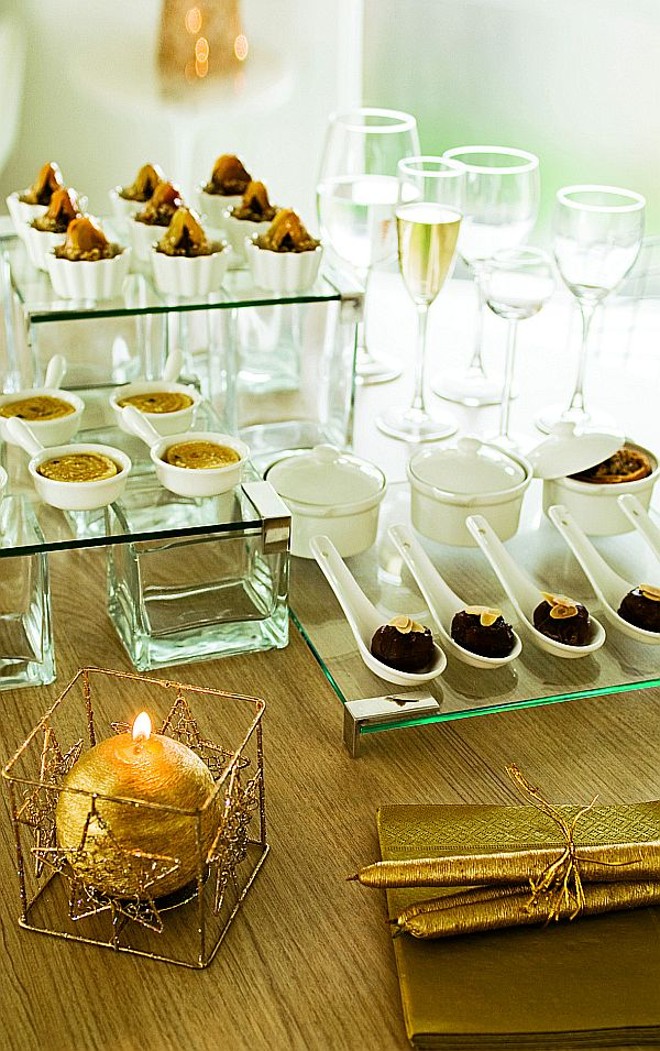 Linha Golden Joy & Constellation da Tok&Stok. Preços: Mini Pie e Mini Feed Colher R$ 4,20 cada. Mini Pote Tigela R$ 6,20 cada. Commencer Micro Sopeira R$ 13,50 cada | 