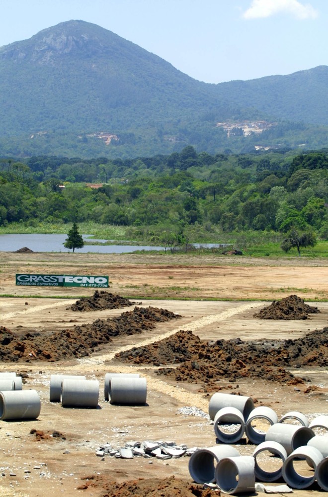 O Ninho de Craques, Centro de Treinamentos do Paraná, segue em obras; China quer usar estrutura do tricolor para moldar seus futuros jogadores | 