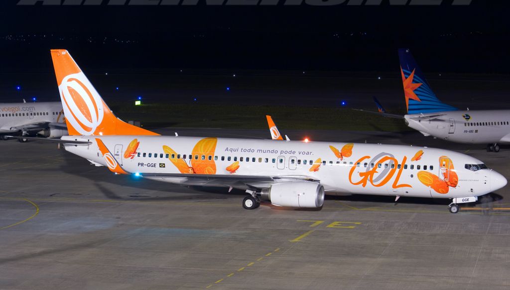 Avião da Gol adesivado para campanha da empresa. | Divulgação