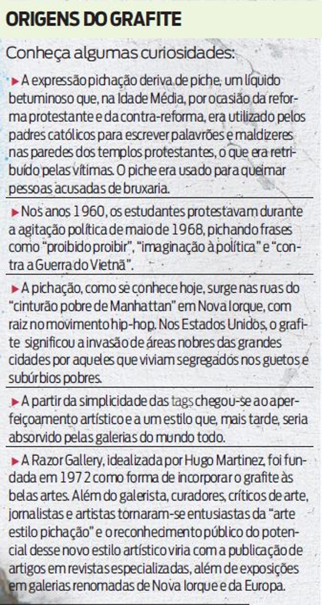 Conheça algumas curiosidades das origens do grafismo |