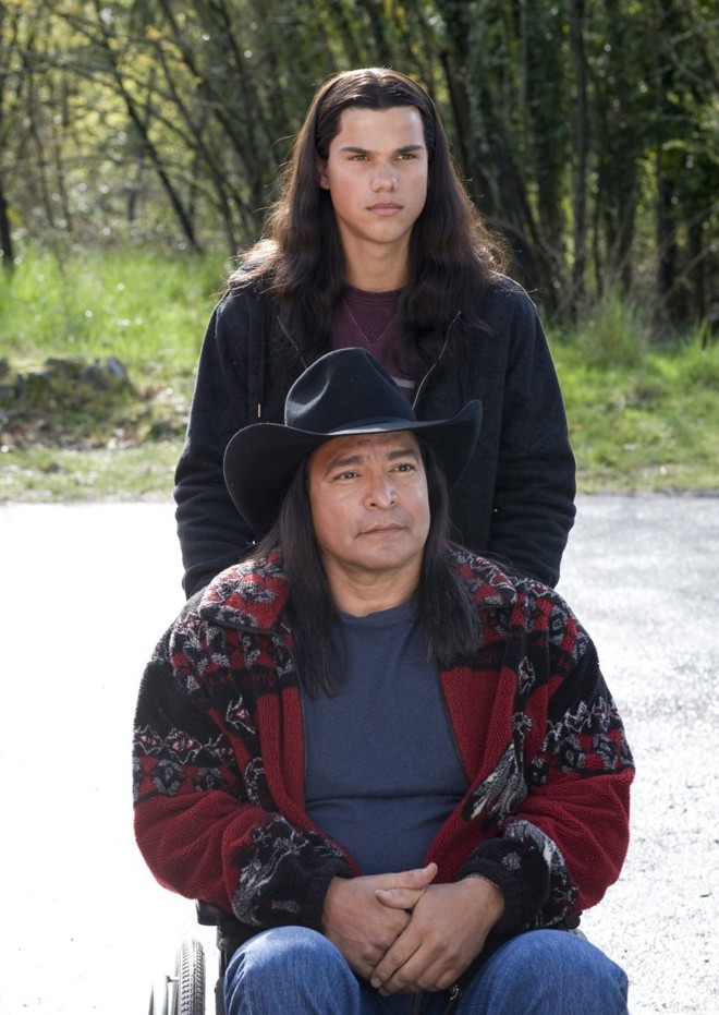 Jacob Black é vivido por Taylor Lautner em 