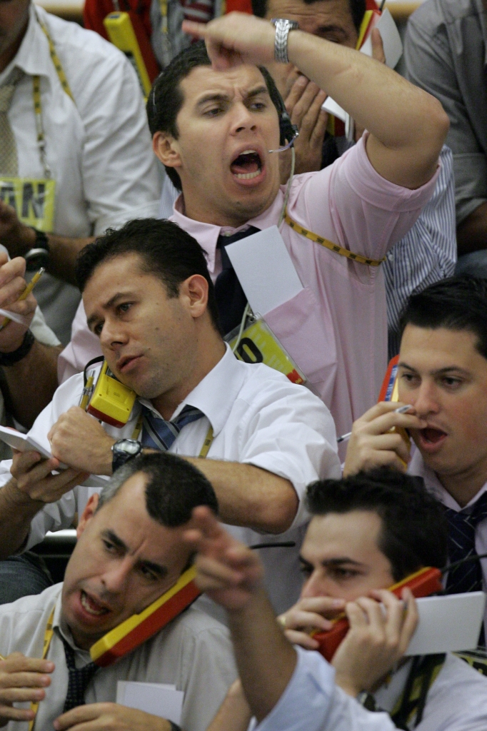 Operadores do mercado de futuros agitam-se: desespero no auge da crise | Paulo Whitaker/Reuters