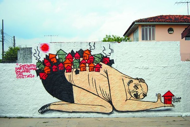 Grafite de Thiago Syen, de 26 anos: