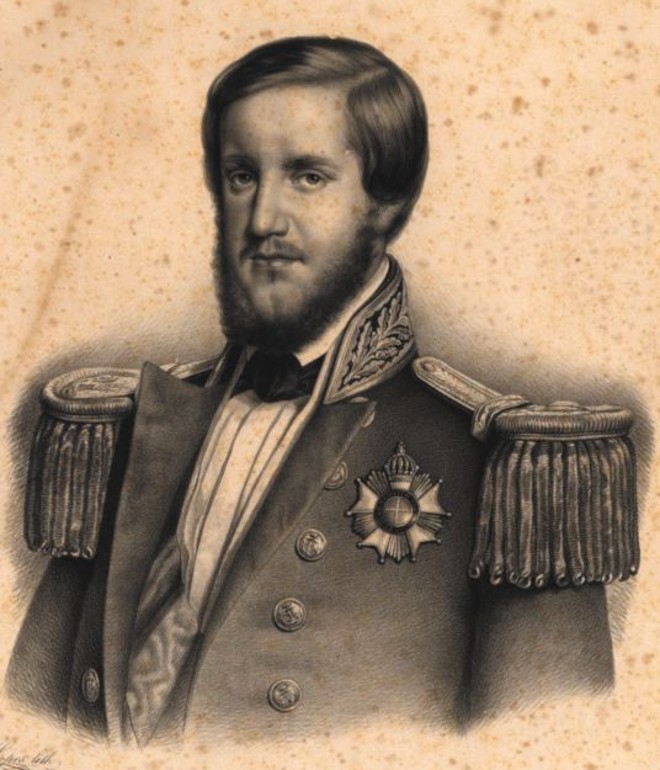 D. Pedro II; o jovem imperador do Brasil se encantou pela preceptora das filhas |