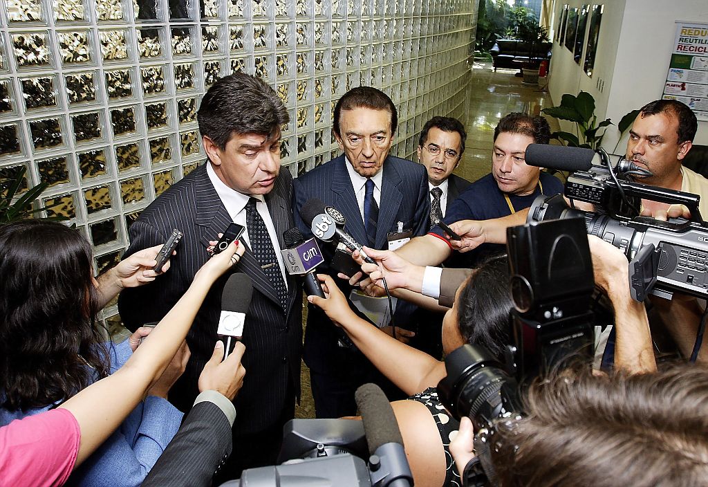 Os ministros Efrain Alegre, do Paraguai, e Edison Lobão, do Brasil: sem avanços | Caio Coronel/Itaipu