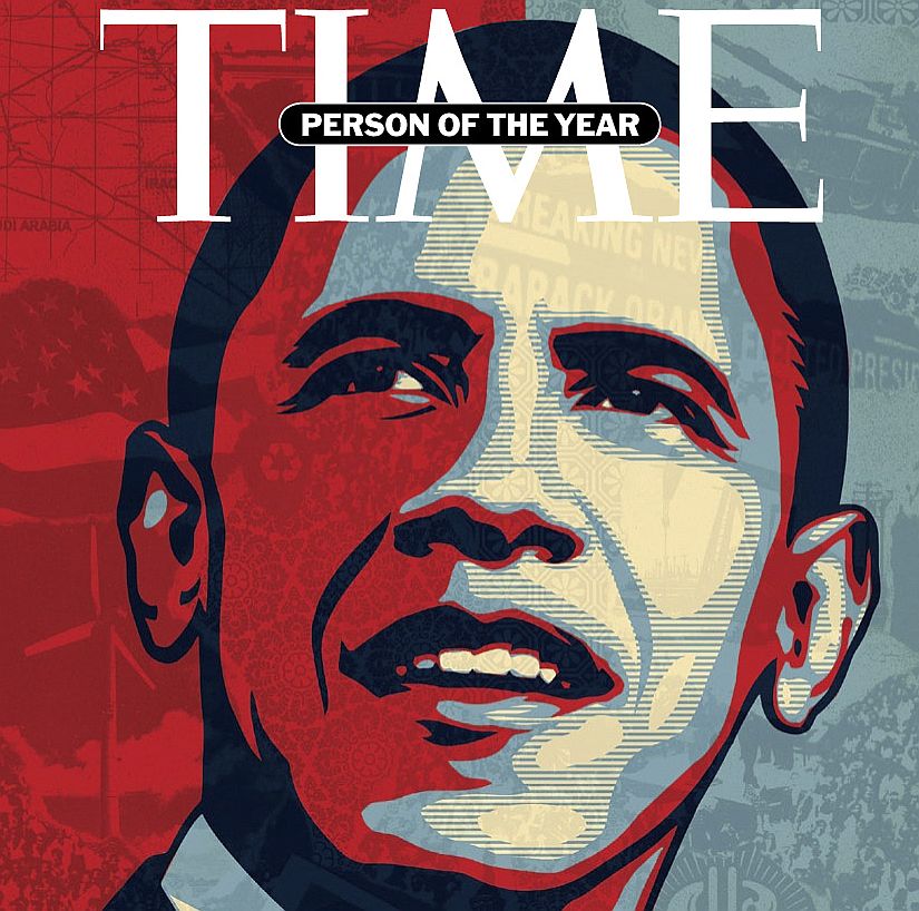 Barack Obama é a Personalidade do Ano da revista norte-americana Time | Shephard Fairey/Reuters