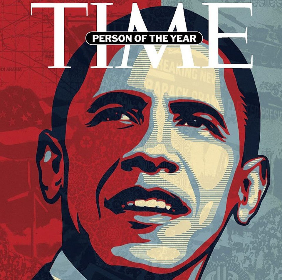 Barack Obama é a Personalidade do Ano da revista norte-americana Time | Shephard Fairey/Reuters