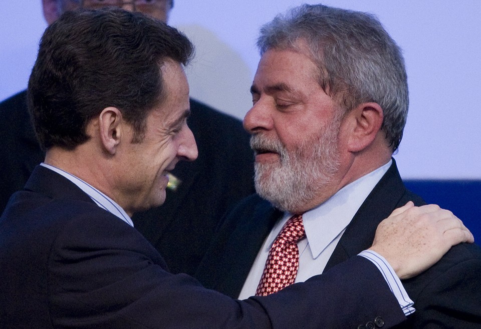 Presidente da França, Nicolas Sarkozy, defendeu hoje a entrada do Brasil no Conselho de Segurança da ONU, no Rio | ANTONIO SCORZA/AFP