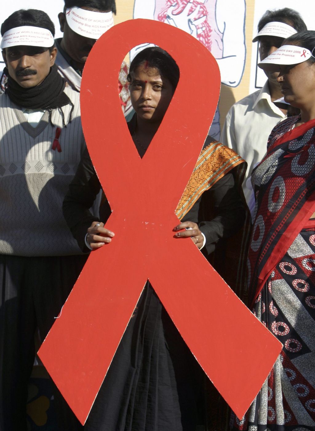 Vítimas fazem manifestação na Índia no Dia Mundial de Combate à Aids | Rupak De Chowdhuri/Reuters