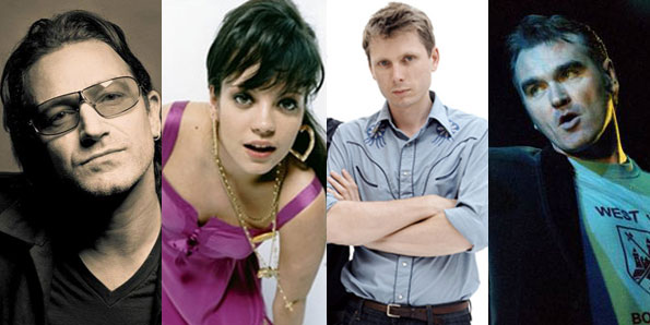 Álbuns novos de U2, Lily Allen, Franz Ferdinand e Morrissey são algumas das atrações de 2009 | Divulgação