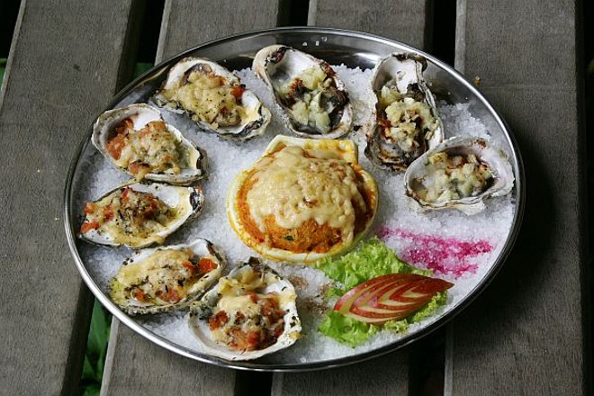 Casquinha de siri e ostras parvas | 