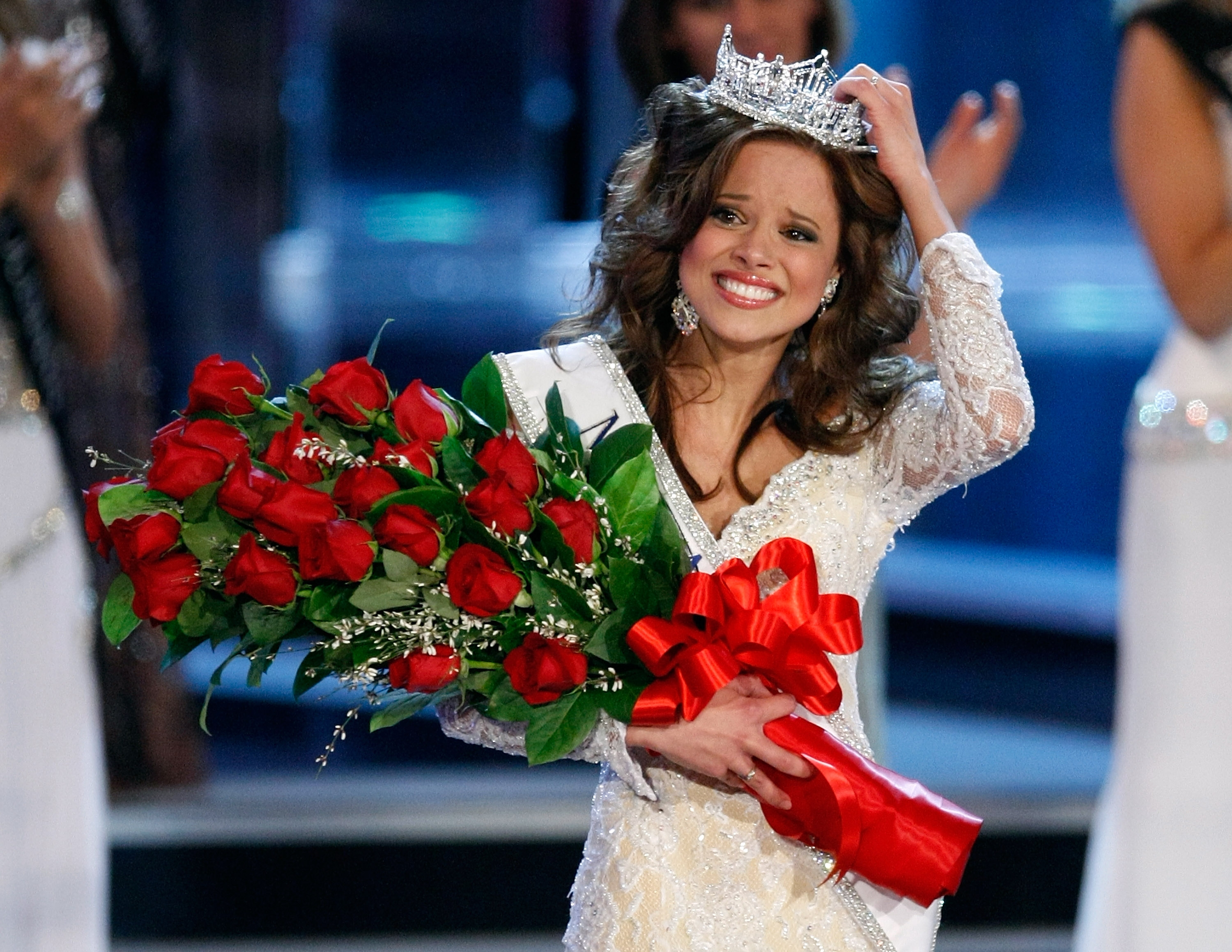 Katie Stam, vencedora do concurso Miss America 2009 | Ethan Miller/AFP