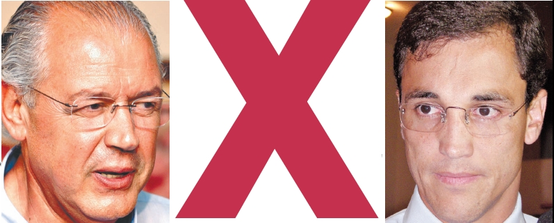 Luiz Carlos Hauly (esq.) vai enfrentar Barbosa Neto no novo segundo turno de Londrina | Gilberto Abelha e Lúcio Horta/Jornal de Londrina