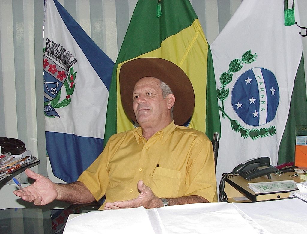 O prefeito do município de Maria Helena, Osmar Trentini, que colocou quatro parentes como secretários: A gente fica mais à vontade para cobrar resultados | Osmar Nunes/Gazeta do Povo