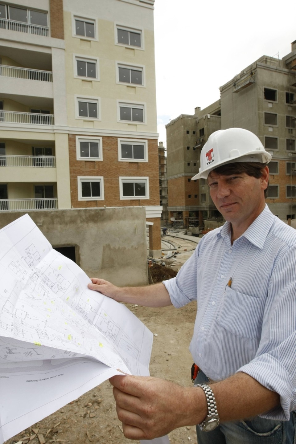 O engenheiro Giovani Trento acaba de trocar de emprego: na construção civil, o mercado de trabalho está aquecido | Aniele Nascimento/Gazeta do Povo