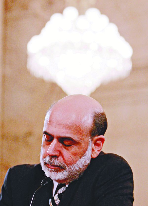 Ben Bernanke, presidente do Fed: esforço atual é quase igual a usar helicópteros para jogar dinheiro no mercado | LarryDowning/Reuters