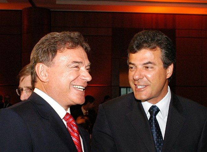 Riso solto: Alvaro e Beto despontam como favoritos em 2010. |