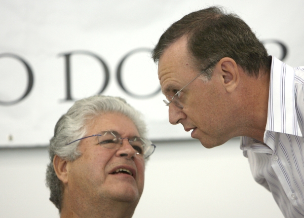 Roberto Requião e Carlos Moreira: reitor diz que atuar na política vai ampliar seus horizontes | Valterci Santos/Gazeta do Povo